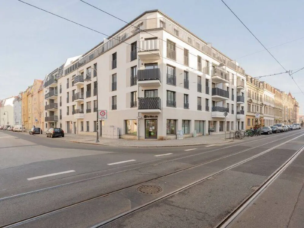 Lebhaftes Flair in Pieschen genießen - Top Neubauwohnung mit 2 Balkonen