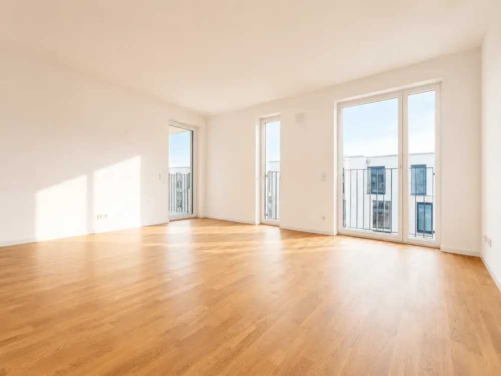 2-Zimmer-Neubauwohnung mit EBK, Balkon & Tiefgaragenstellplatz