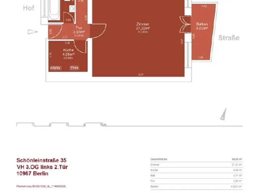 Singlewohnung mit Balkon im Gräfekiez!