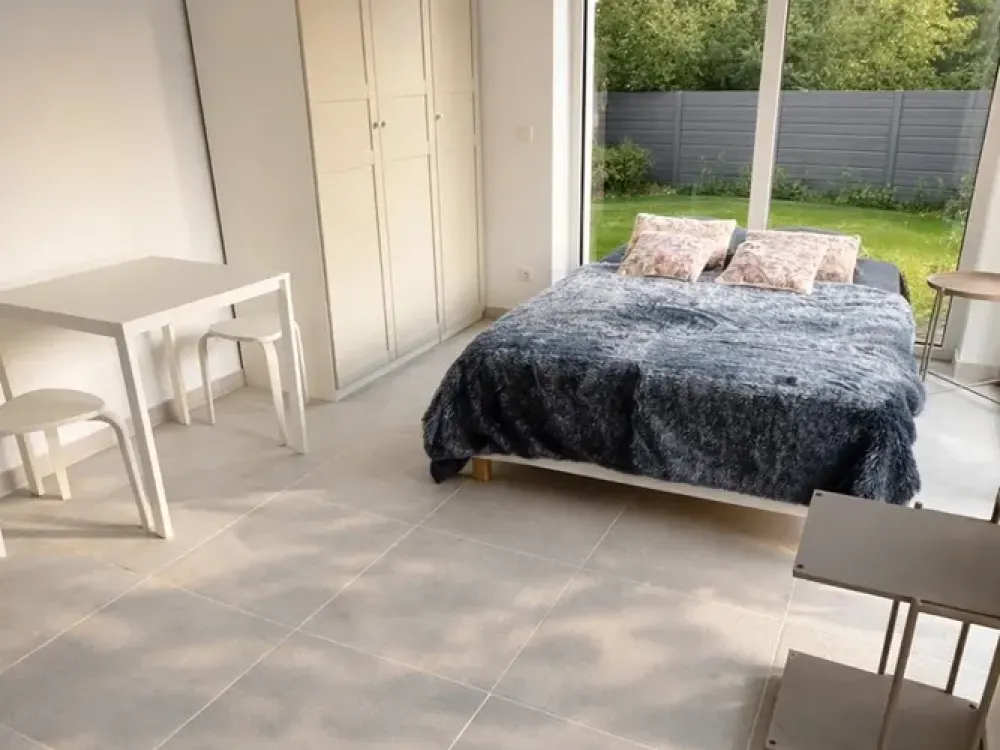 New Build! Furnished Studio Apartment in a QNG-Certified Green Building in Kelsterbach