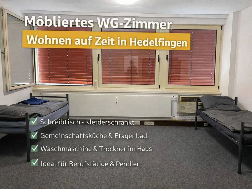 WG Zimmer in Stuttgart - günstig und flexibel für Wohnen auf Zeit mieten
