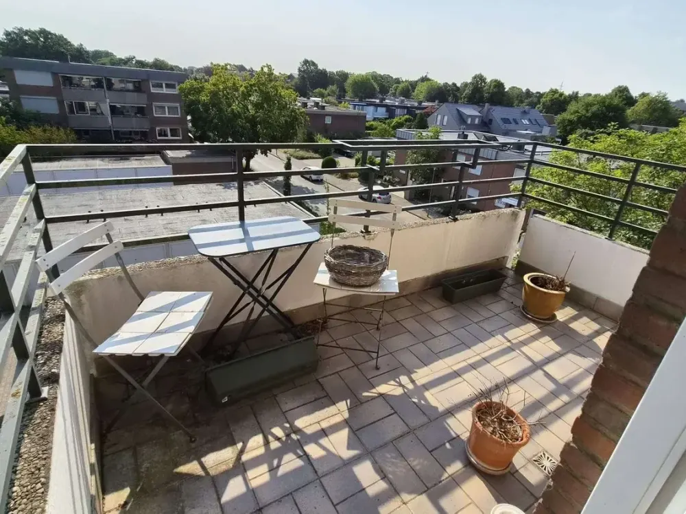 Münster-Kinderhaus, bright, spacious 2-person apartment, 3 rooms, 2 bathrooms, with elevator for rent