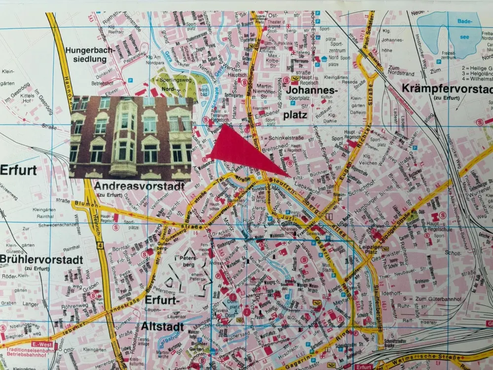 ERFURT 2 Zi. Whg. 57 qm ZU VERMIETEN