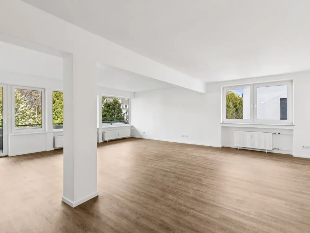 Spacious 2-Room Apartment with Balcony, Underground Parking and Green View