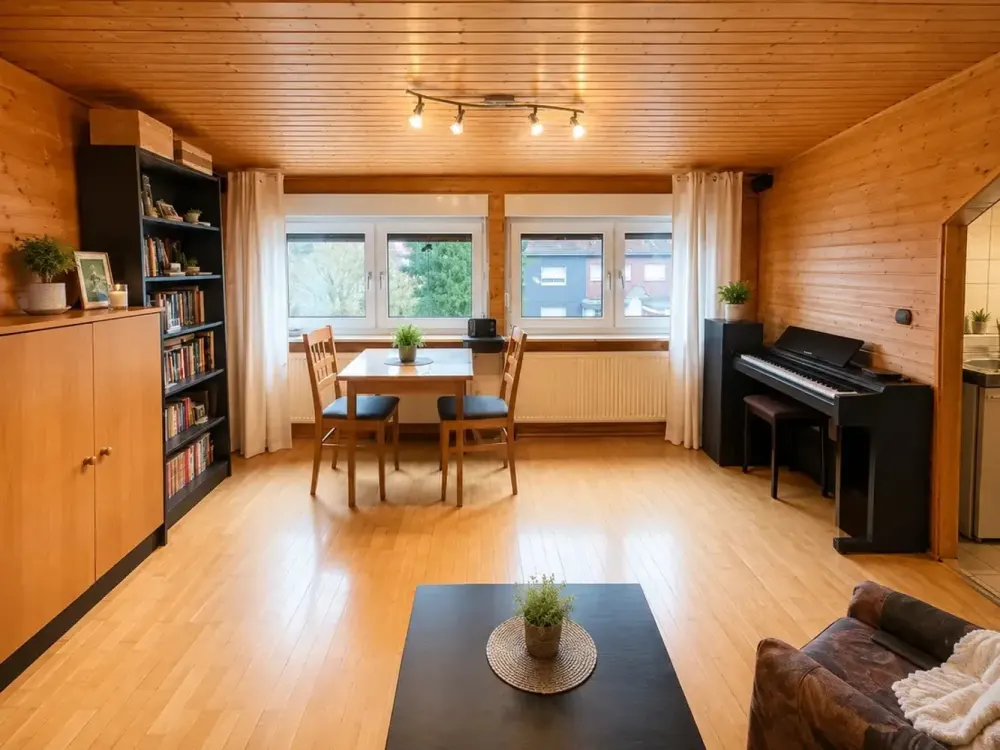 Möblierte 2-Zimmer-Dachgeschosswohnung in Dortmund-Hacheney