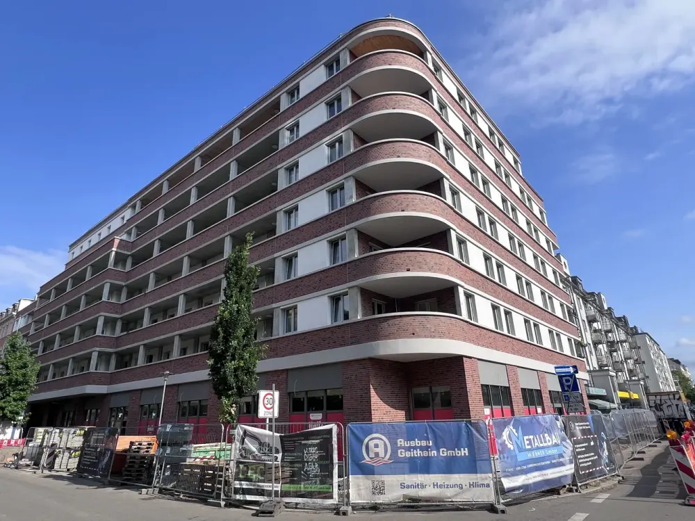 Weißer WBS: Neubau Südvorstadt! 3-Raum-Whg 74,72 m² mit Balkon, in ökolog. Holzbauweise, KfW 55