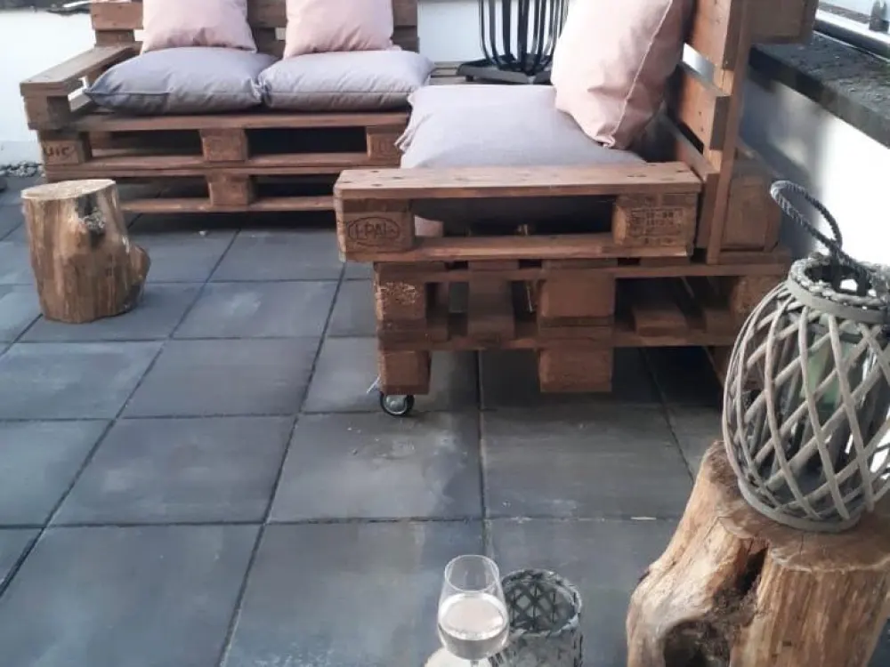 Saarbrücken-Güdingen 2 ZKB mit großer Terrasse