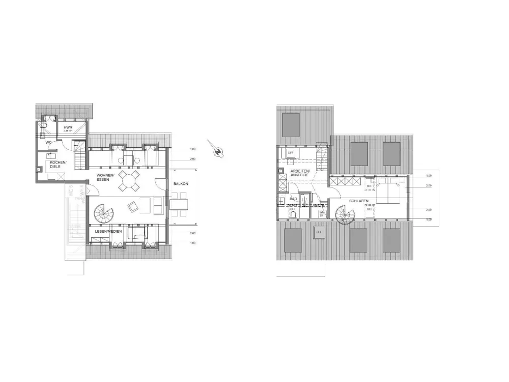 Helle Maisonette-Wohnung mit Balkon und EBK