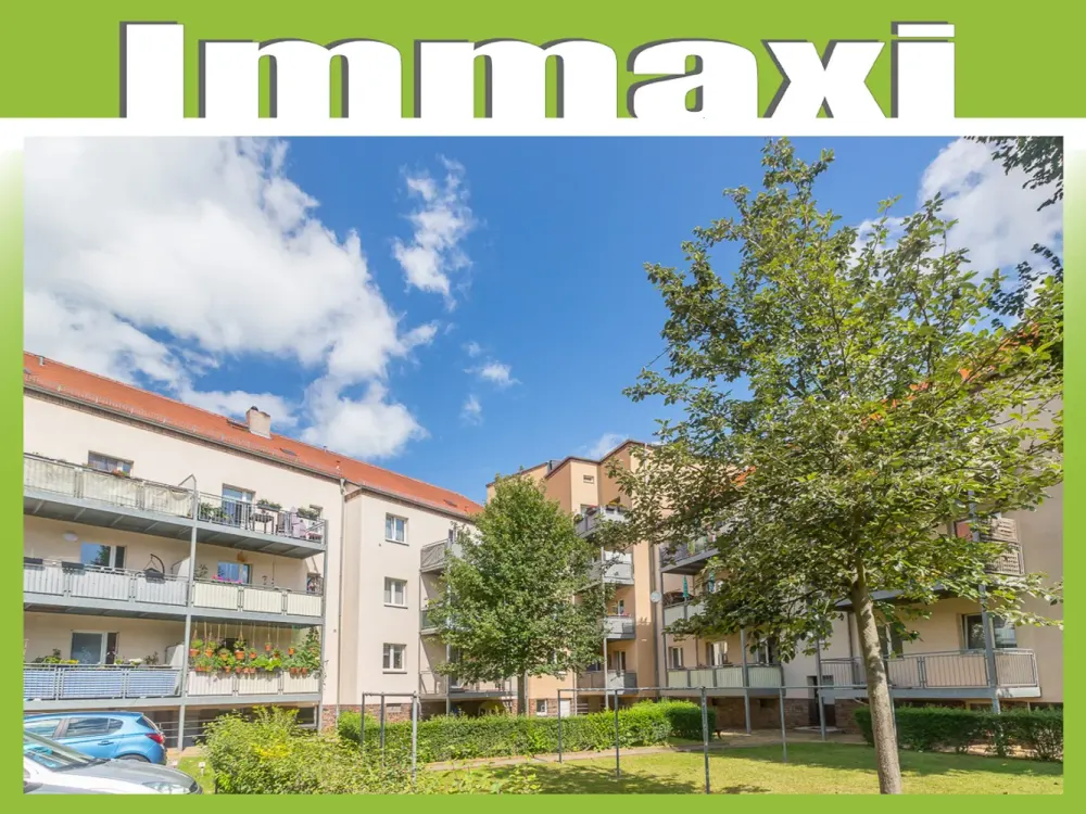 WAHREN + 3 RAUM WOHNUNG + GROSSER BALKON