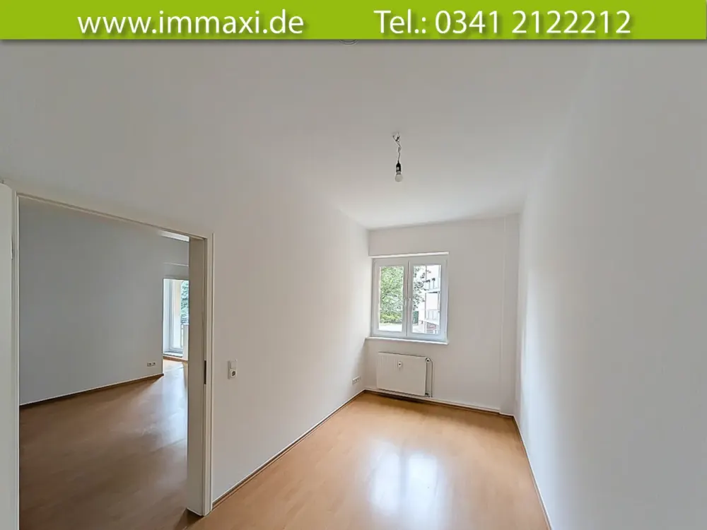 WAHREN + 3 RAUM WOHNUNG + GROSSER BALKON