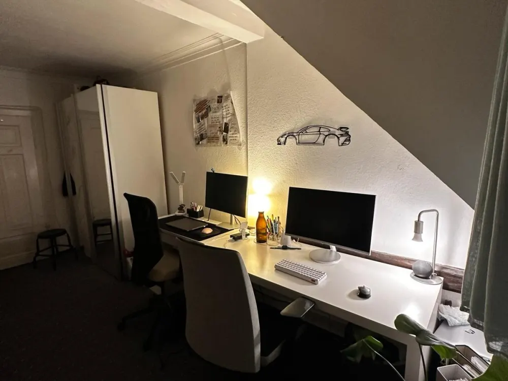 Möbliert 22qm WG-Zimmer in Stuttgart Osten nahe Mercedes