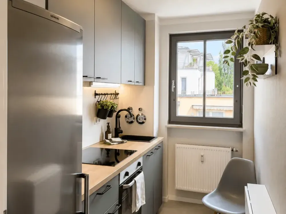 Relocation Apartment Dresden, 2-room apartment with balcony and underground parking space in a green location