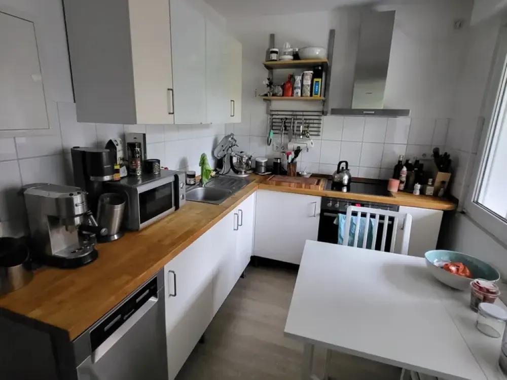 1-Room Apartment with Large Terrace and Shared Garden Use in Flehe