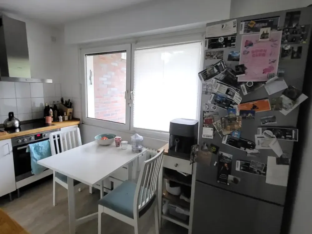 1-Room Apartment with Large Terrace and Shared Garden Use in Flehe