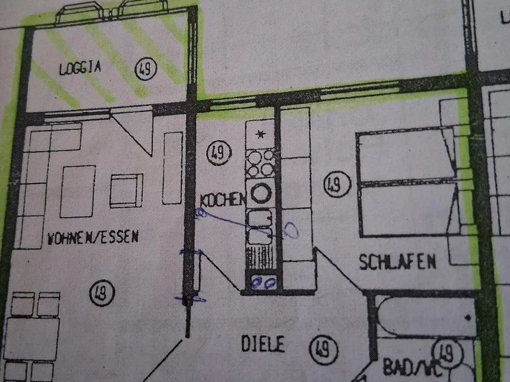 2,5 Zimmer Wohnung Tamm