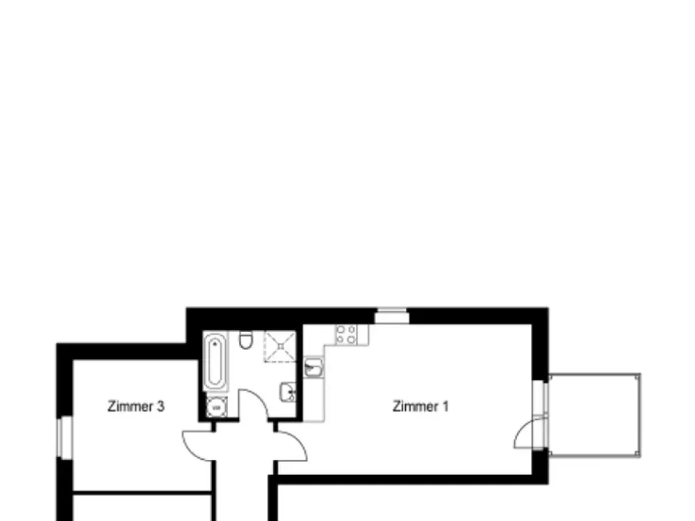 3-Zimmer Wohnung freifinanziert