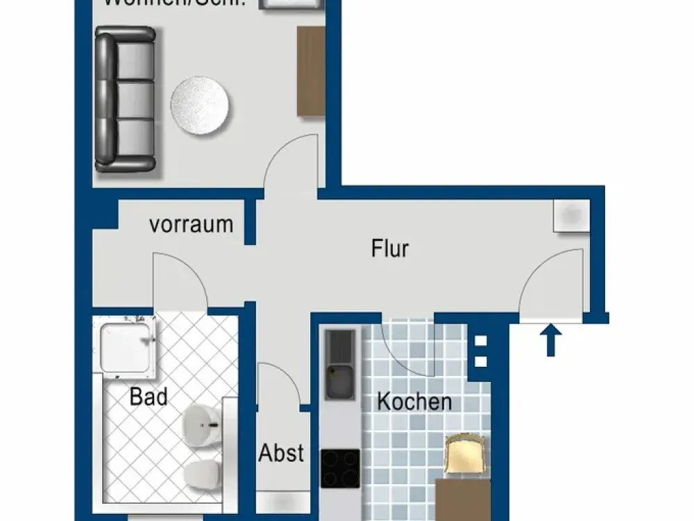 Geräumige 1 Raum-Wohnung im Herzen von Lindenthal!