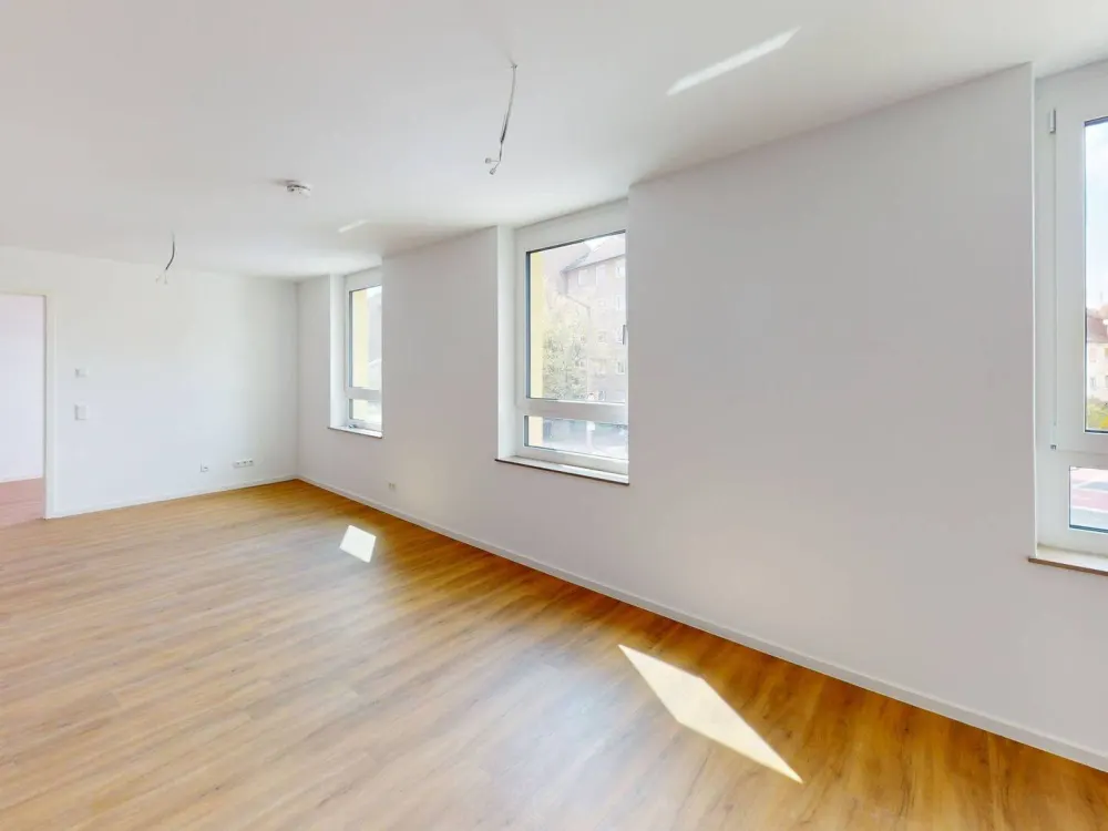 Erstbezug: Hochmoderne 3-Zimmer-Neubauwohnung mit EBK und Loggia im Osten von Nürnberg