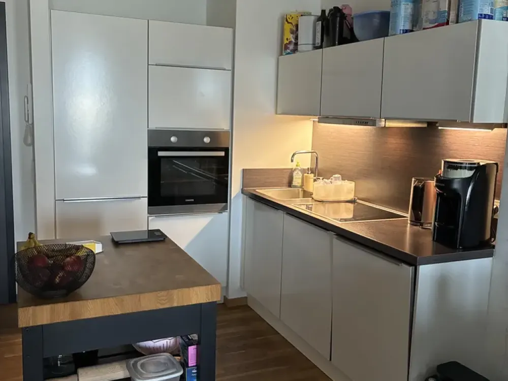 Skylineblick: 2-Zimmer-Wohnung