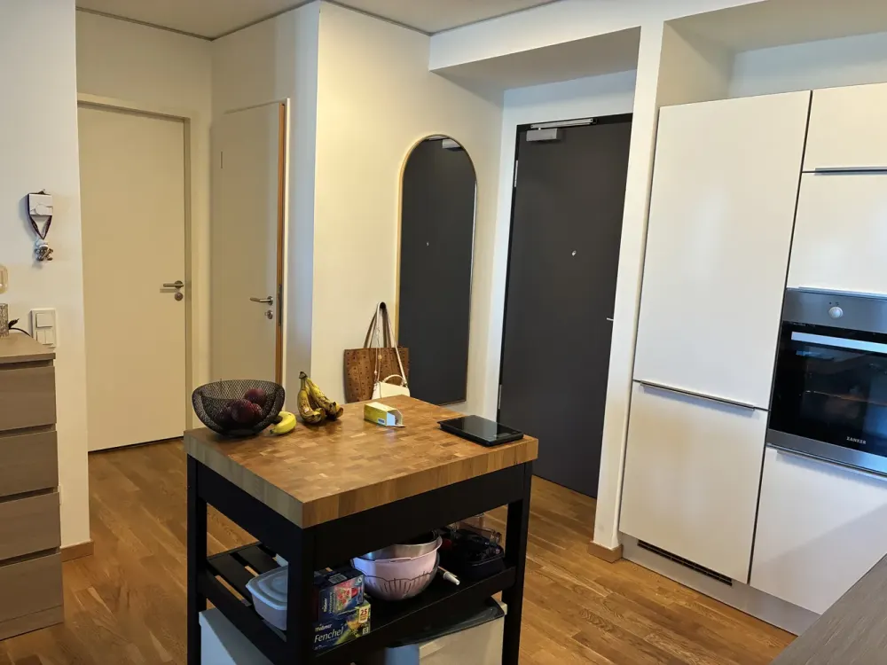 Skylineblick: 2-Zimmer-Wohnung
