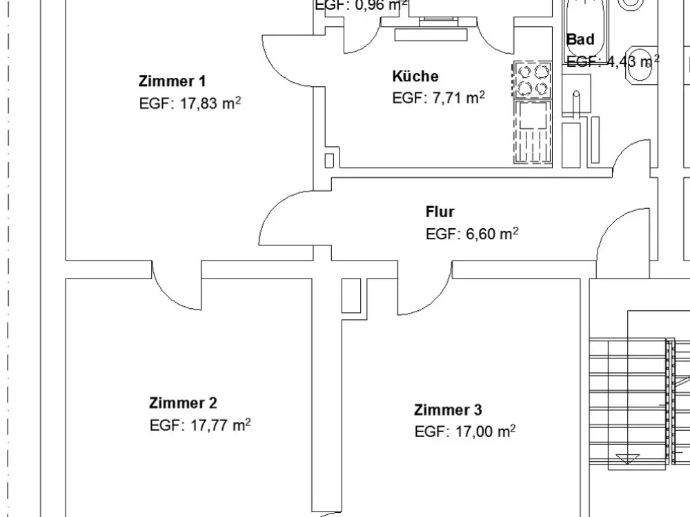Charmante 3 ZKB in der Nordstadt!
