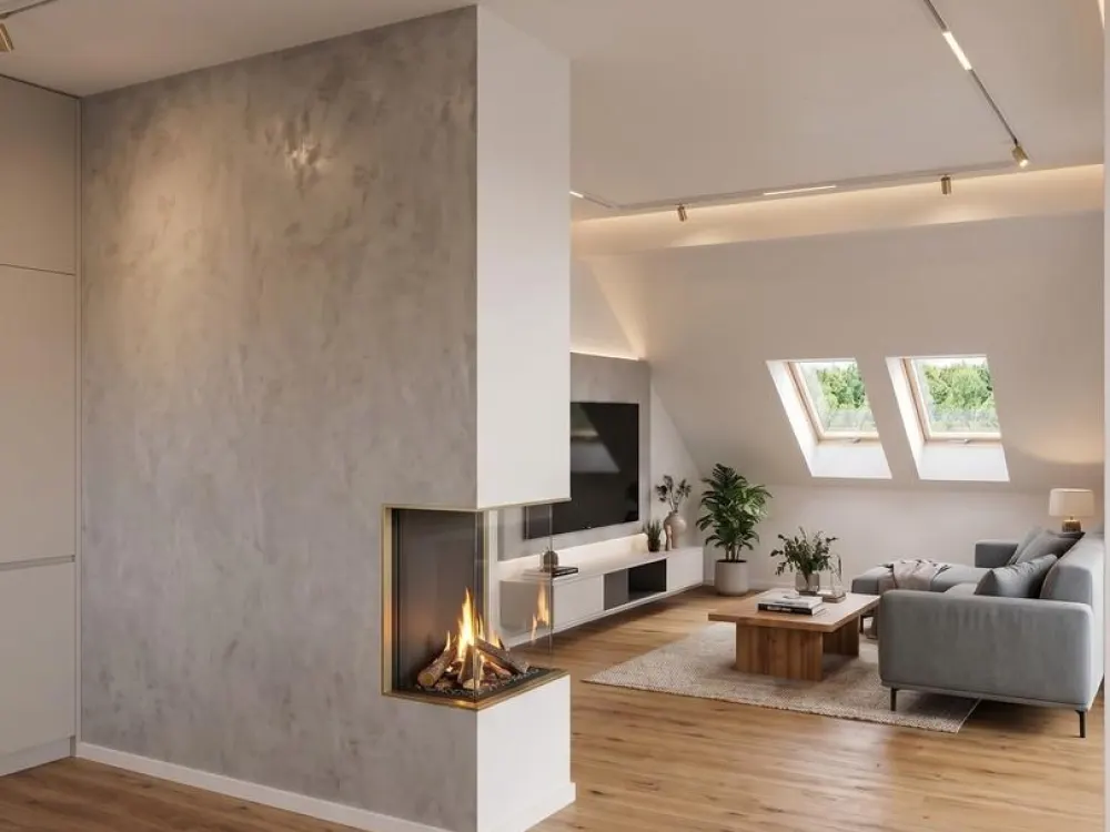 NEUBAU-Erstbezug: 2 Zimmer-Wohnung mit KLIMAANLAGE, EBK, Kamin & Balkon in Berlin-Spandau