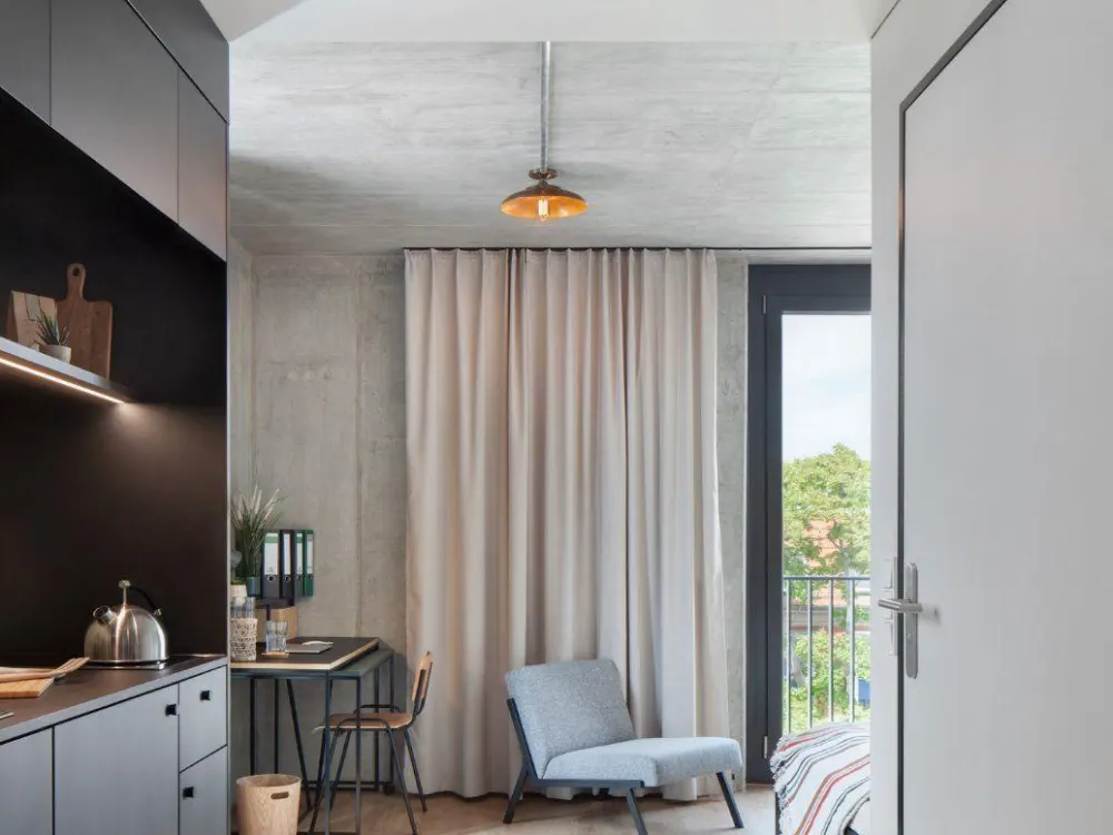 Neon Wood Student Housing in Berlin Adlershof - Deluxe Patio/Balcony Apartment