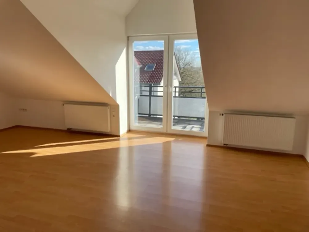 Bright Attic Apartment with Balcony