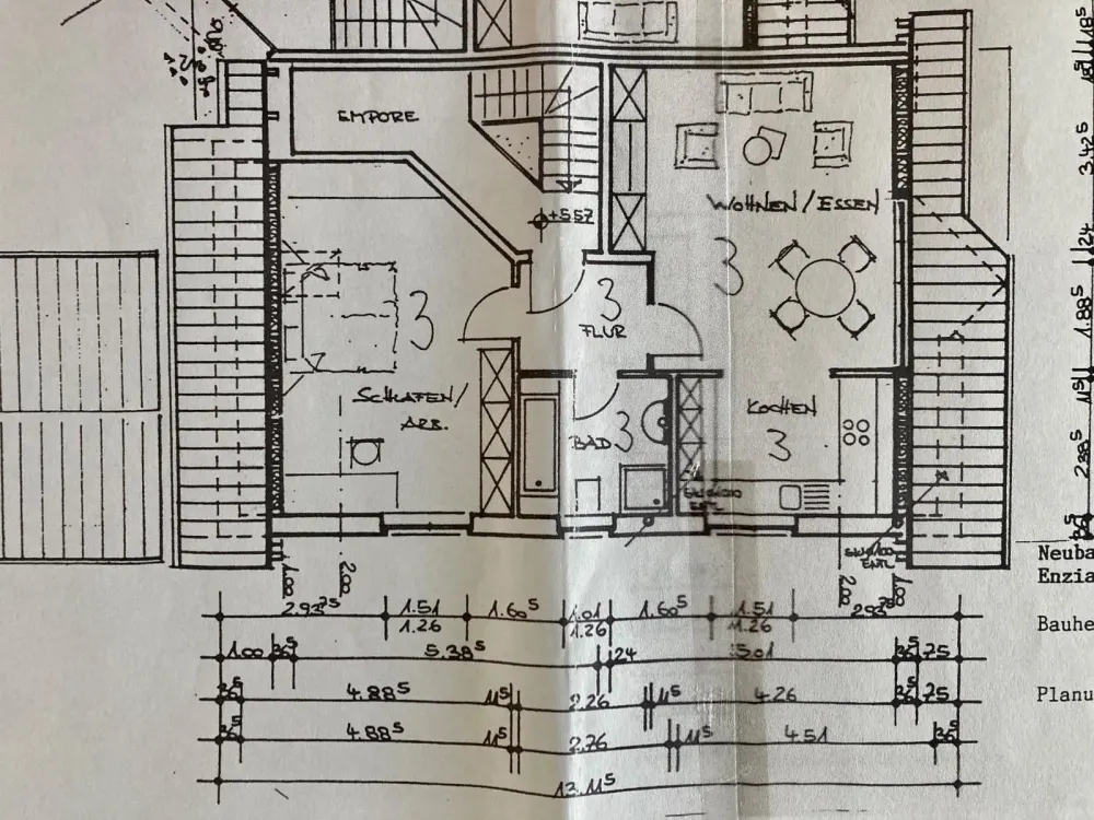 Gepflegte 3-Zimmer-Dachgeschosswohnung in Paderborn
