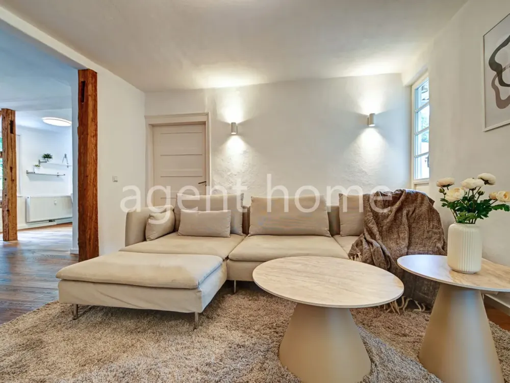 MÖBLIERT - ALTBAU FLAIR - 3 Zimmer zwischen Grün und City