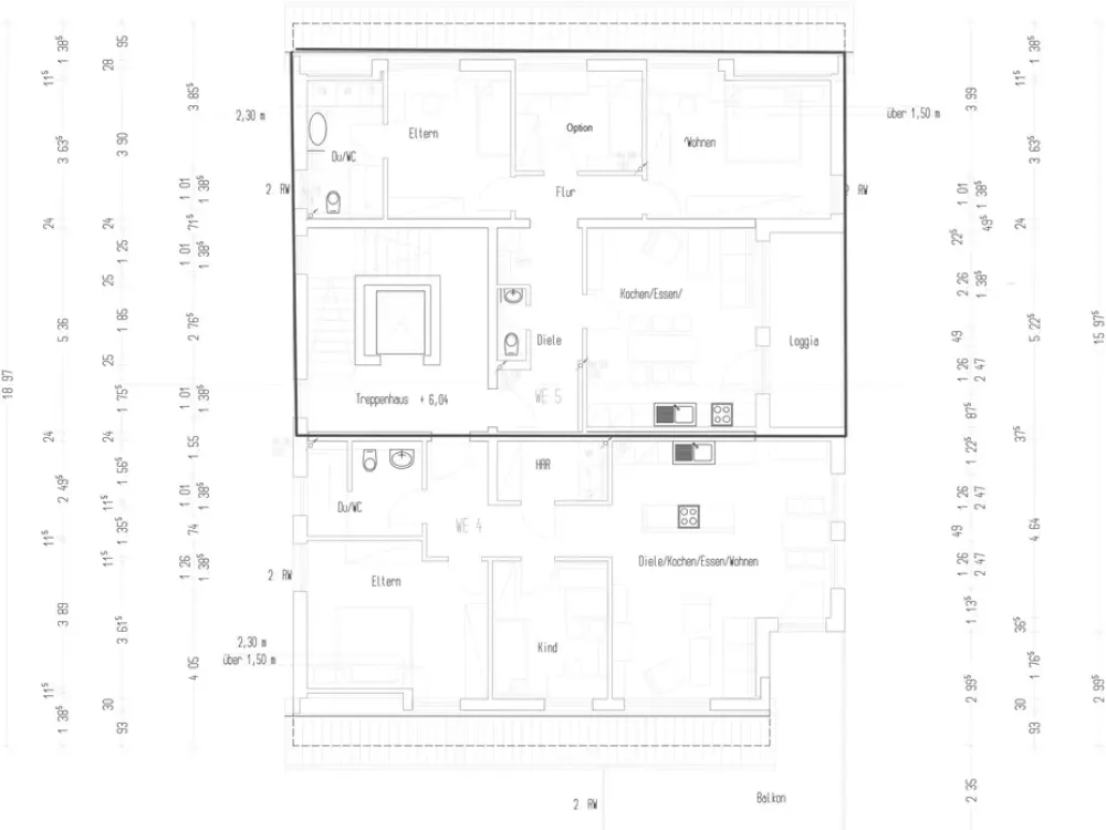 Exklusive 2,5-Zi.-Neubauwohnung (KfW 55), barrierefrei, Balkon, Aufzug & TG-Stellplatz