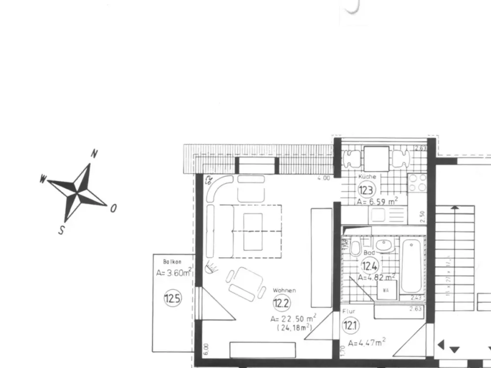 Lichtdurchflutete Dachgeschosswohnung in attraktiver Wohnlage