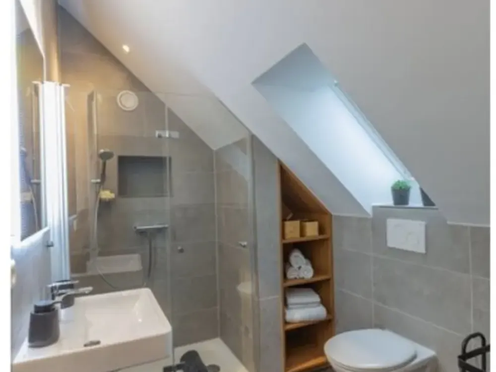 Furnished Temporary Living, Charming Attic Apartment in a Central Location