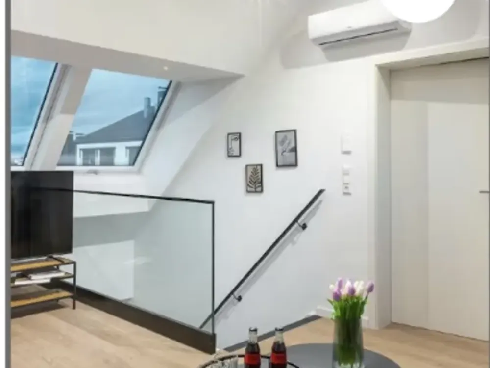 Furnished Temporary Living, Charming Attic Apartment in a Central Location