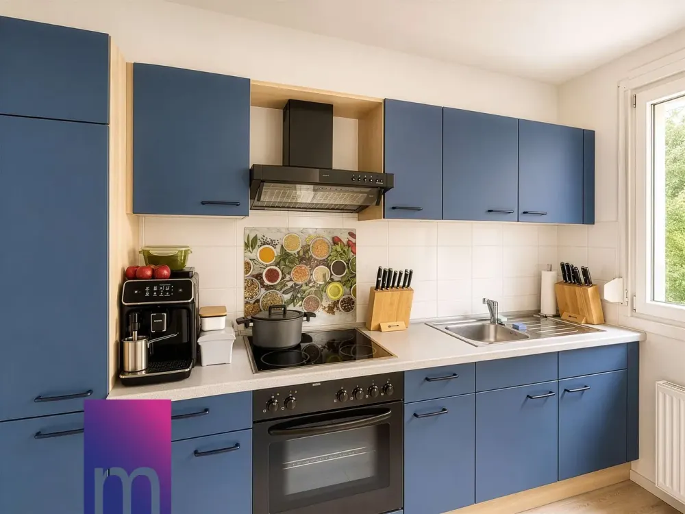 Helle 2-Zimmer-Wohnung mit überdachtem Freisitz und schönem Garten