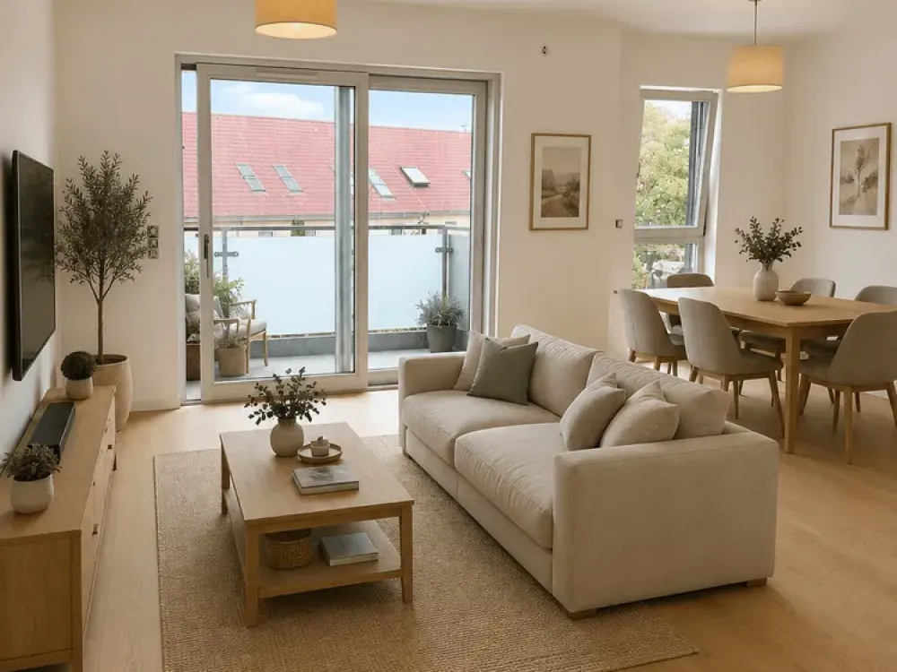 Erstbezug! Exklusive 3-Zimmerwohnung am Cospudener See