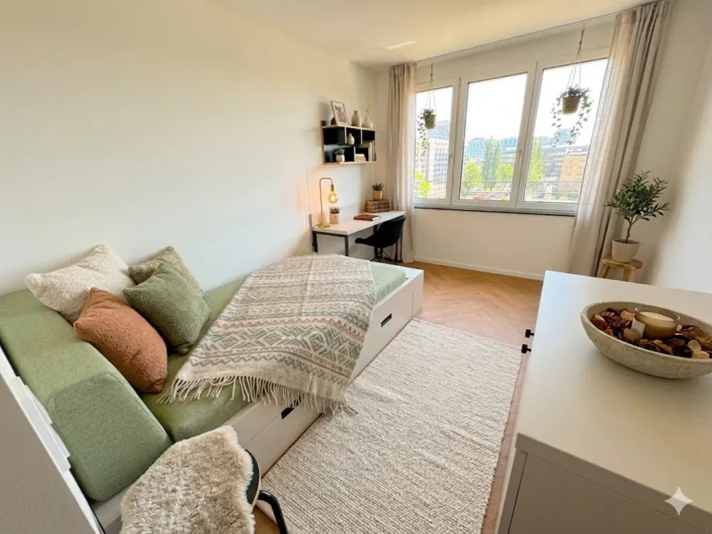 Einziehen & wohlfühlen: Smartes 22 m² Design-Apartment am Ostbahnhof! (Dachterrasse, Aufzug, Café)