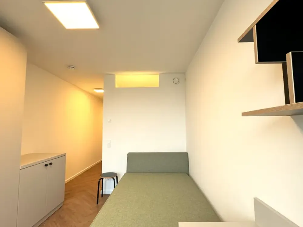 Einziehen & wohlfühlen: Smartes 22 m² Design-Apartment am Ostbahnhof! (Dachterrasse, Aufzug, Café)