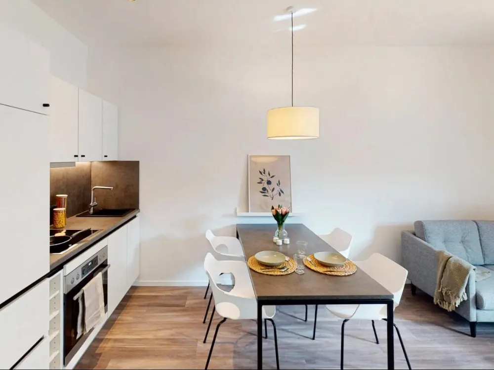 Möblierte 2-Zimmer-Wohnung zur Untermiete, zentral, ca. 46 m²