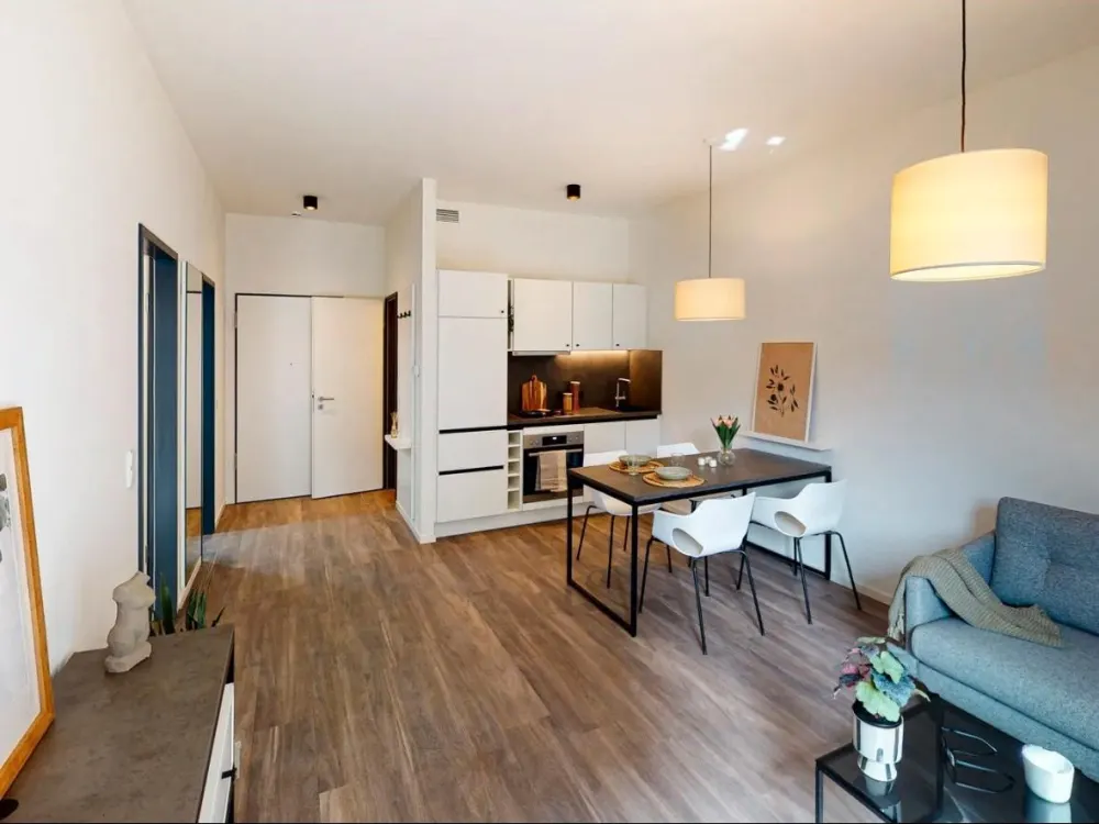 Möblierte 2-Zimmer-Wohnung zur Untermiete, zentral, ca. 46 m²