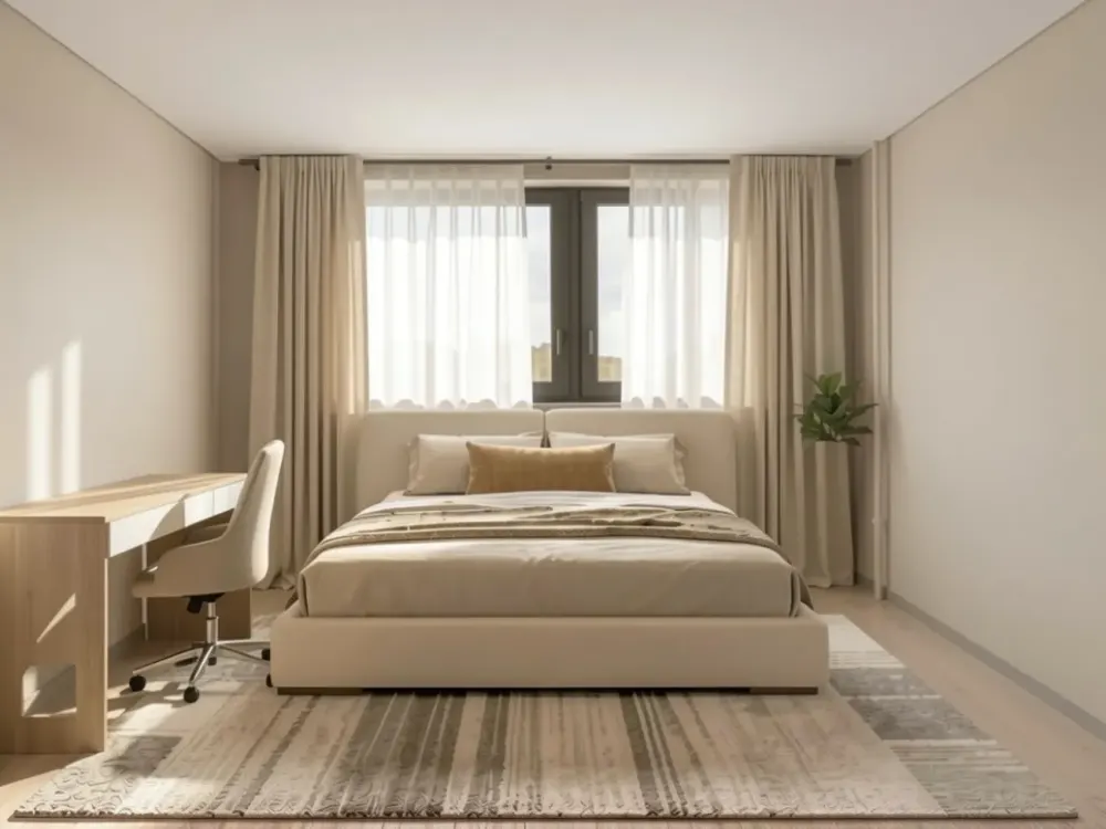 Voll möbliertes 15 m² WG-Zimmer - 4er WG - in Köln-Ehrenfeld, Ausblick im 9. OG!