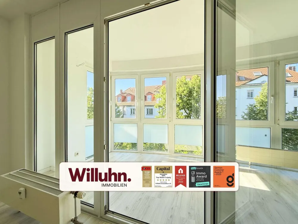 Helle 1-Raum-Wohnung | Aufzug | Wintergarten | Fernwärme