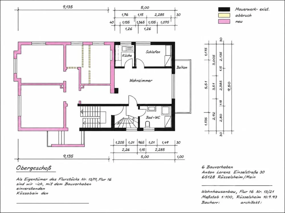 2,5-Zimmer-Wohnung mit kleinem Wintergarten