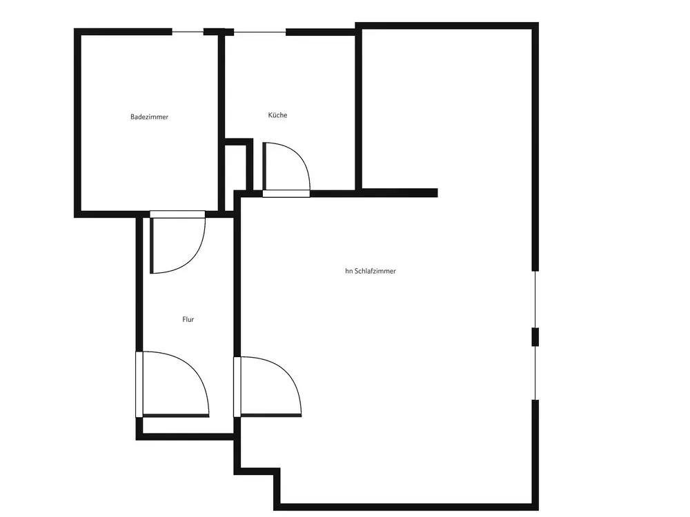 Renovierte 1-Zimmer-Single-Wohnung mit Einbauküche ab sofort frei