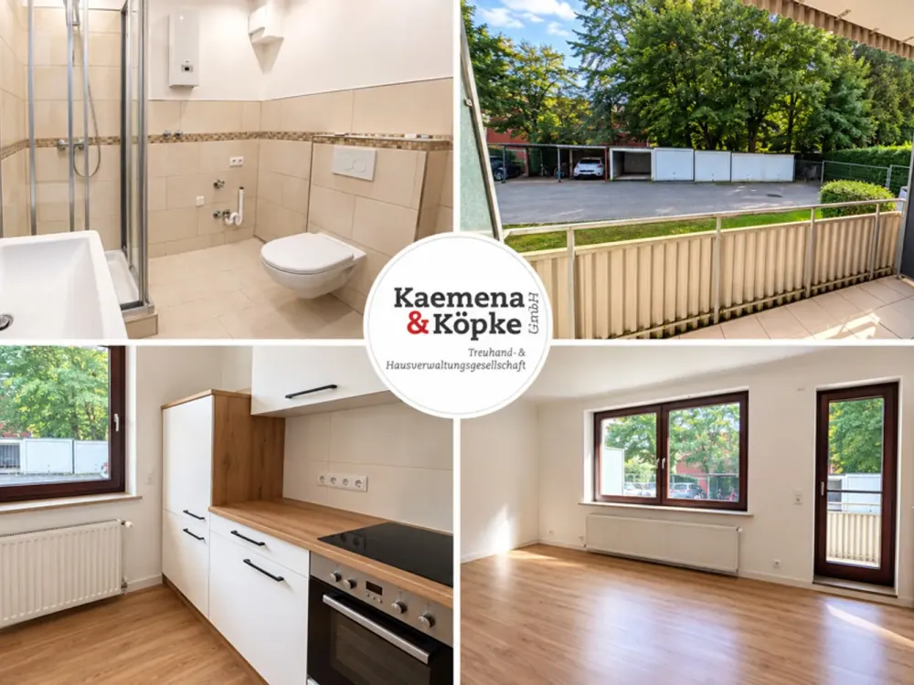 SOFORT FREI - Frisch sanierte Single-Wohnung mit EBK und Balkon