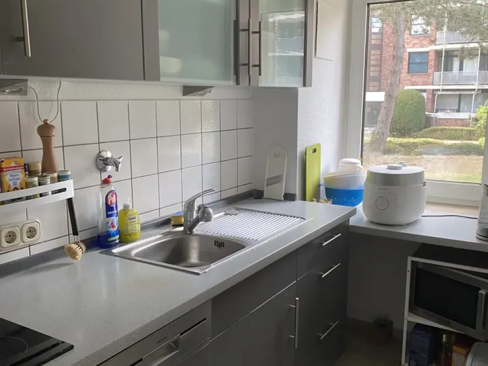 Quiet 2-Room Ground Floor Apartment with 2 Loggias in Münster-Gievenbeck