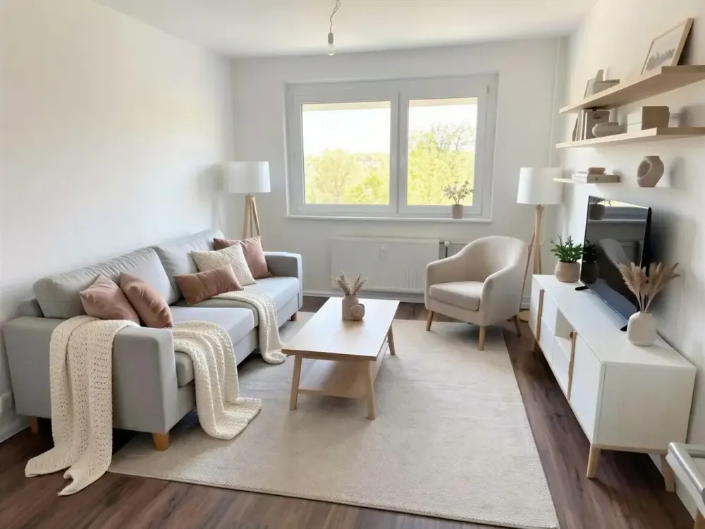 Sanierte 3-Raumwohnung im Erdgeschoss mit Keller in Leipzig-Thekla