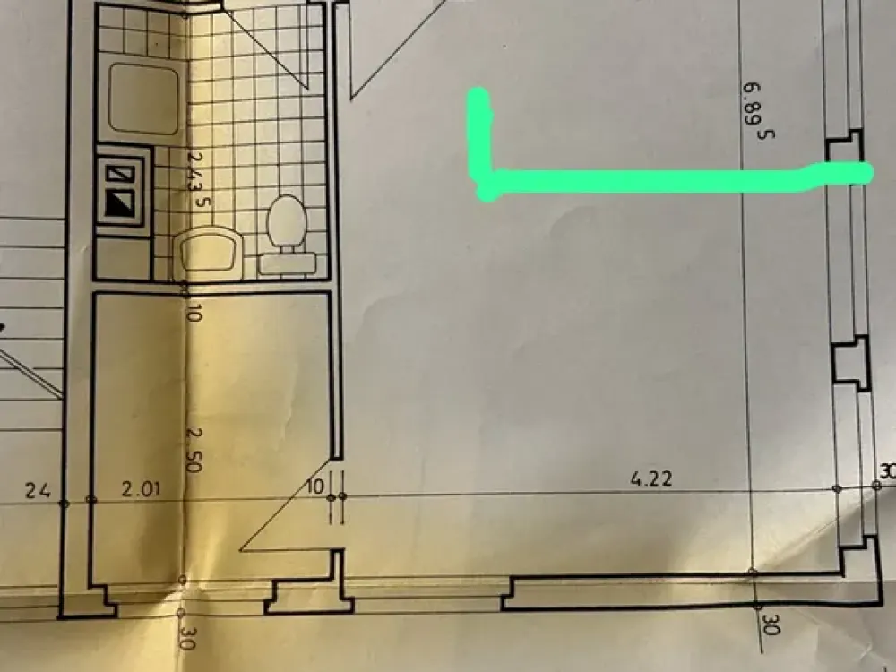 Helles 1,5-Zimmer Apartment im 3. OG in Rüsselsheim am Bahnhof
