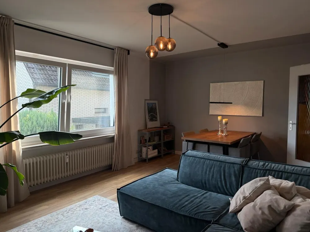 Ruhige 2 Zimmer Wohnung 50qm Erdgeschoss Küche
