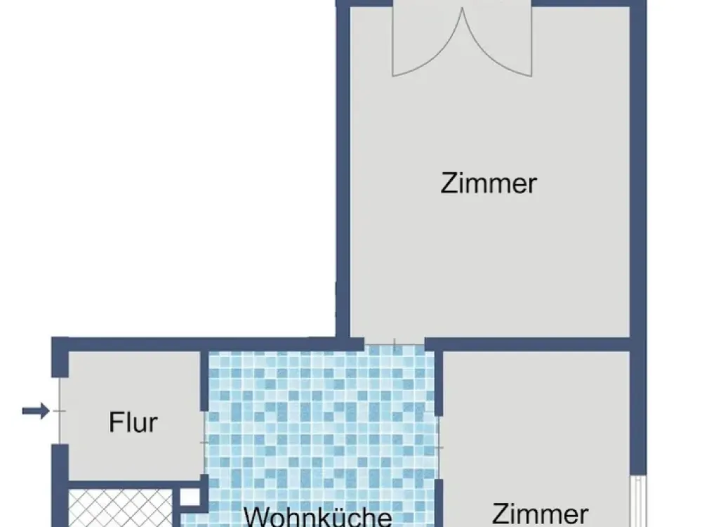 Erdgeschosswohnung in idyllischer Lage
